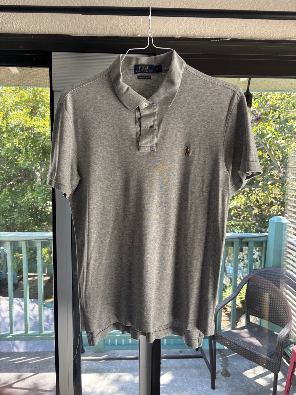 Polo by Ralph Lauren Heather Gray Short-Sleeve Polo